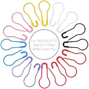 La Tartelette 500 Pcs 0.8" Safety Pins/Metal Gourd Pins/Bulb Pins/Clothing Tag Pins Bulb Pin/Calabash Pin Bead Needle Pins DIY Home Accessories (Bronze)