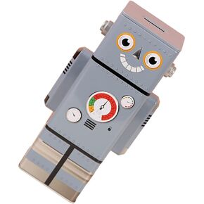 هدايا إلكترونية من Gadpiparty Piggy Bank لبنوك الخنزير لألعاب سطح المكتب، يمكن تخزين الأموال، جرة توفير المال، جرة روبوت رقمية، عملة رقمية، بنك Piggy Bank، Robot Piggy Bank Piggy Bank للفتيات الآمنة