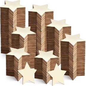 120 Pieces 2 Inch Unfinished Wooden Circles Blank Natural Round Wood Slices Wooden Cutout Tiles for DIY Crafts Home Decoration Painting Staining in Kuwait