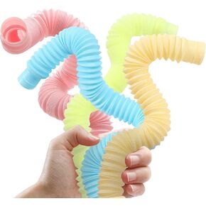 Pop Tubes, Combinations Pop Tubes,Sensory Toys for Kids and Adults, Multi-Color Pop Tubes, Fidget Toys (Color&B) in Kuwait
