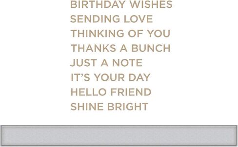 Spellbinders Everyday Sentiments II Glimmer Hot Foil Plate, Metal in Saudi Arabia