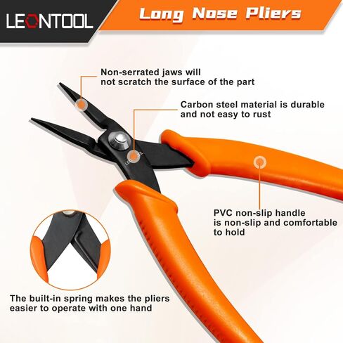 5-Inch Round Nose Pliers Specialty Pointed Nose Tweezer Nose Plier in Kuwait