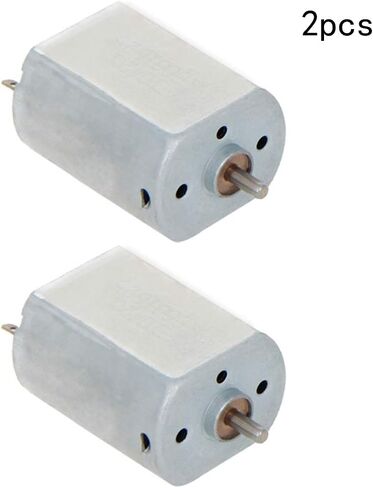 Fielect 3V DC Motor 14000RPM Electric Motor Micro Motor Round Shaft for DIY Airplane RC Boat Toys Model DIY Hobby, 2Pcs in Kuwait