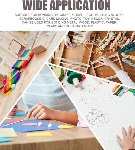 غراء Weglau 20 جرام للحرف اليدوية، غراء للنموذج، لاصق قوي على الفور لربط المعادن، البلاستيك، المطاط، الخشب، الحرف اليدوية، النموذج، ليغو، سجل القصاصات، صناعة البطاقات، الصورة، اللعبة، الديكور، الكريستال in Kuwait