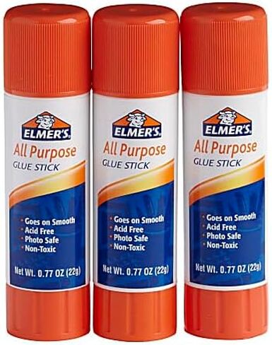 Elmer's All Purpose Glue Stick, Large, 0.77 Oz / 22 G (Pack of 6) in Kuwait