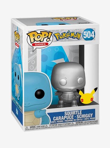 فانكو Pop! Games: Pokemon S8 - Squirtle Silver معدني in Saudi Arabia