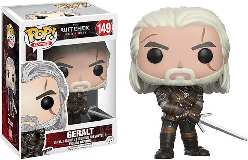 Funko POP Games: The Witcher-Geralt Action Figure, Multicolor in Saudi Arabia