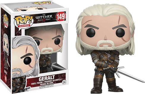 Funko POP Games: The Witcher-Geralt Action Figure, Multicolor in Saudi Arabia