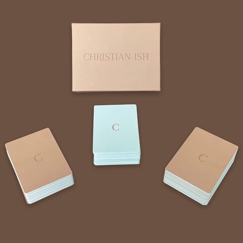 بطاقات CHRISTIAN-ISH (لعبة بطاقات مسيحية نظيفة) لعبة بطاقات عائلية، فكاهة الكنيسة، نكت الكنيسة، مجموعة صغيرة، ليلة الألعاب، إلخ in Saudi Arabia
