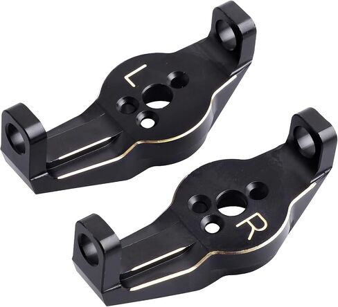 مكعبات العجلات النحاسية الأمامية من Hobbypark حاملات محاور C لترقيات Traxxas TRX4 تناسب وزن TRX6 50.4 جم/كل قطعة (عبوتان) in Saudi Arabia