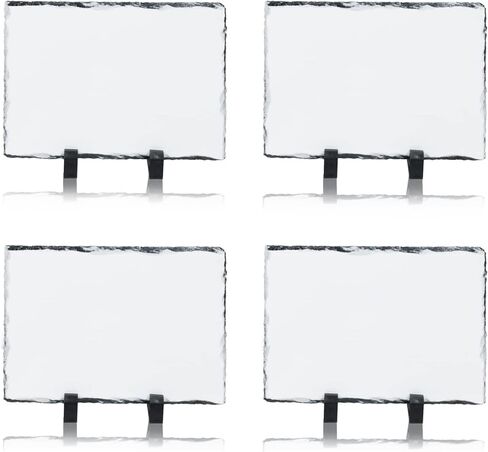 MAIKESUB 2 قطعة من الفراغات التسامي 11.46 × 7.48 بوصة مستطيلة كبيرة مع حامل عرض مخصص هدية لائحة الصور لعيد الحب DIY لعمل تصميم مخصص تذكاري لسطح المكتب in Kuwait