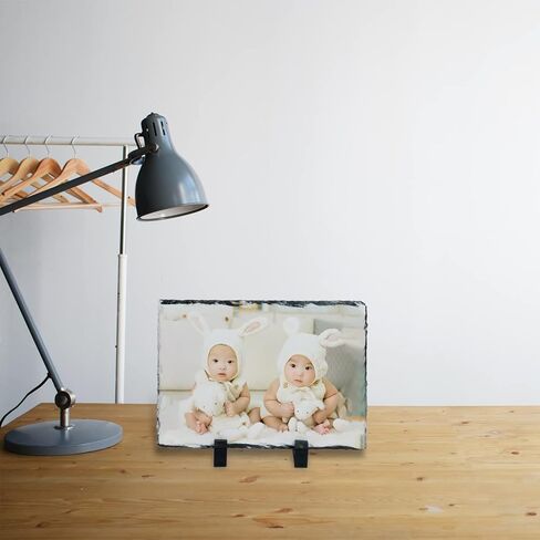 MAIKESUB 2 قطعة من الفراغات التسامي 11.46 × 7.48 بوصة مستطيلة كبيرة مع حامل عرض مخصص هدية لائحة الصور لعيد الحب DIY لعمل تصميم مخصص تذكاري لسطح المكتب in Kuwait