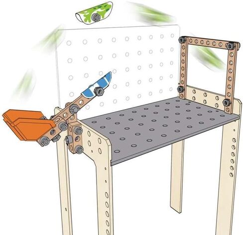 Hape Deluxe Scientific Workbench | Wooden Inventor’s Experiment Building Set, 79 Piece Workshop for Kids L: 19.3, W: 11.8, H: 30.5 inch in Saudi Arabia