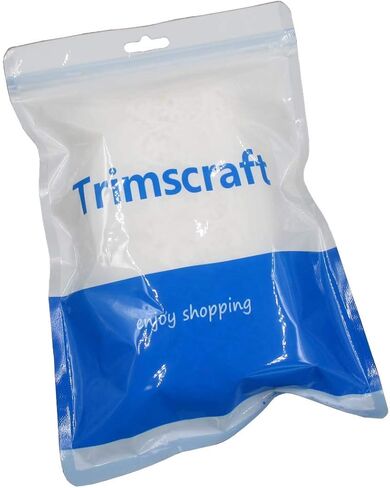 5 ياردة عرض 7.62 سم قماش مطرز بالدانتيل القطني للملحقات الملابس DIY لوازم الحرف في الأبيض in Kuwait