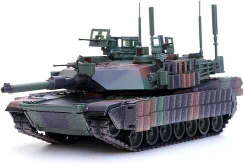 Motor city classics 1:72 Scale US M1A2 Abrams Main Battle Tank with TUSK II - NATO Camouflage - 12210PB - Panzerkampf in Saudi Arabia