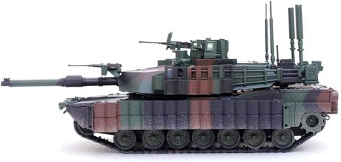 Motor city classics 1:72 Scale US M1A2 Abrams Main Battle Tank with TUSK II - NATO Camouflage - 12210PB - Panzerkampf in Saudi Arabia