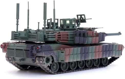 Motor city classics 1:72 Scale US M1A2 Abrams Main Battle Tank with TUSK II - NATO Camouflage - 12210PB - Panzerkampf in Saudi Arabia