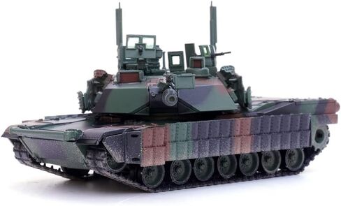 Motor city classics 1:72 Scale US M1A2 Abrams Main Battle Tank with TUSK II - NATO Camouflage - 12210PB - Panzerkampf in Saudi Arabia