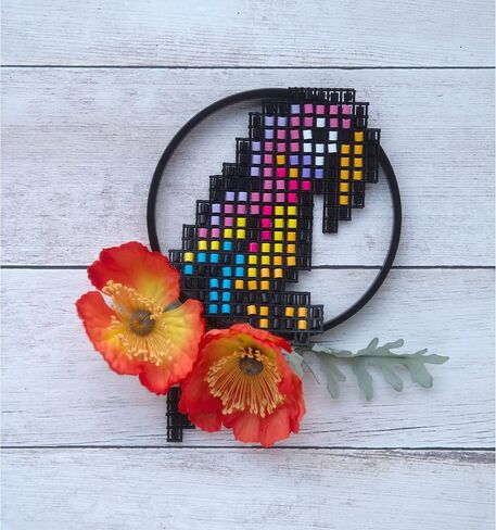 مجموعة الخرز المصنوعة من القماش Perler Snappix، مقاس 30.48 سم × 30.48 سم، قطعتان بلوري in Saudi Arabia