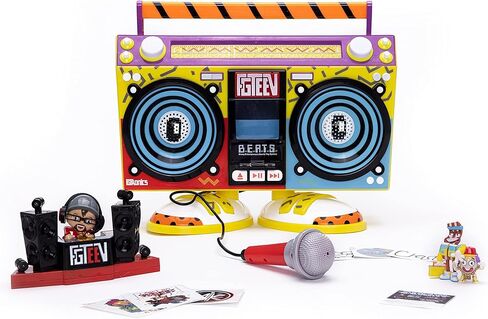 FGTeeV – B.E.A.T.S. - Plays 6 Original Songs from The FGTeeV YouTube Channel - Includes The Boombox case with Music, 2 Mini Figures, DJ Booth, and Working Microphone in Kuwait