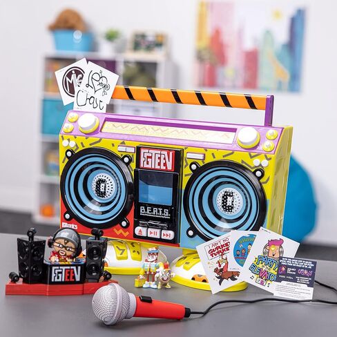 FGTeeV – B.E.A.T.S. - Plays 6 Original Songs from The FGTeeV YouTube Channel - Includes The Boombox case with Music, 2 Mini Figures, DJ Booth, and Working Microphone in Kuwait
