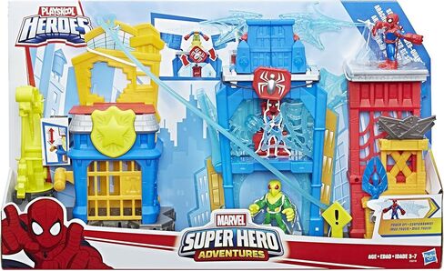 Hasbro Playskool Heroes Sha Spider Man Web Quarters Toy in Saudi Arabia