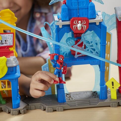 Hasbro Playskool Heroes Sha Spider Man Web Quarters Toy in Saudi Arabia
