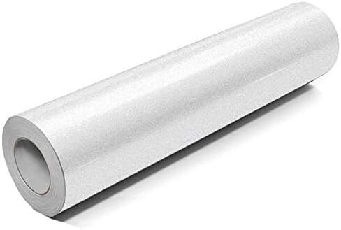 VViViD DECO65 Galaxy Sparkle White Permanent Adhesive Craft 15.9 Inches x 5 Feet Vinyl Roll for Cricut, Silhouette & Cameo Including Free 12 Inches x 12 Inches Transfer Paper Sheet in Saudi Arabia
