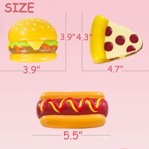 AILIMY همبرغر العملاق هوت دوج الخبز الجبن البيتزا اسفنجي جامبو كريم المعطرة الغذاء لينة السكويشات بطيئة ارتفاع ضغط اللعب in Kuwait