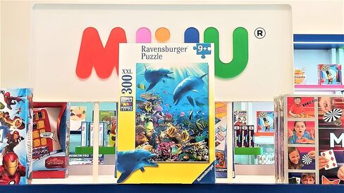 لغز الصور المقطوعة للأطفال من Ravensburger Underwater Discovery 200 XXL - 12944 - كل قطعة فريدة من نوعها، القطع تتناسب معًا بشكل مثالي، 20 × 14 بوصة (50 × 36 سم) عند اكتمالها. in Kuwait