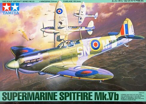 TAMIYA 1/48 Supermarine Spitfire MK Vb TAM61033 Plastic Models Airplane 1/48 in Saudi Arabia