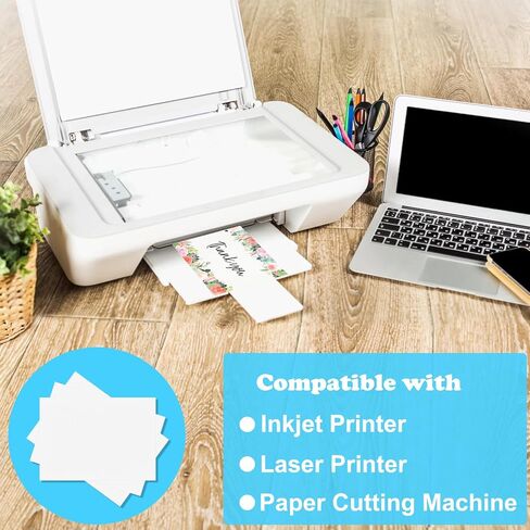 100 Pack White Cardstock Paper 5x7 Blank Cards, 250 GSM/92 lb Thick White Card Stock 5x7 for DIY Greeting Cards, Invitation Cards, Thank you cards, Blank Note Cards Cardstock Printer Paper for Crafts in Kuwait