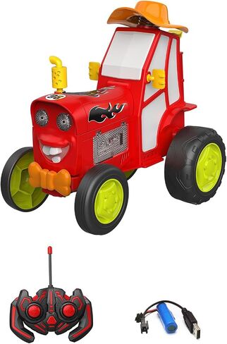 GoolRC Crazy Jumping Car Toys for Kids, RC Stunt Car with Music Lights, Rechargeable Remote Control Car, Radio Controlled Rocking Car Toy Christmas Birthday Gift for 4-12 Boys Girls(Blue) in Saudi Arabia