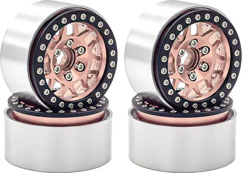 Lifehead 1.9 بوصة هيكل مقسم عجلات Beadlock نقش باستخدام الحاسب الآلي لسيارة زاحفة 1/10 RC TRAXXAS TRX4 TRX6 محوري SCX10 90046 90047 SCX10 III AXI03007 Tamiya CC01 D110 YK4102، 12 مم سداسي in Kuwait