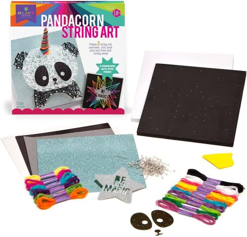 سلسلة فنية يدوية الصنع - مجموعة حرفية للأطفال - كل شيء متضمن لـ 3 مشاريع فنية وحرفية ممتعة - سلسلة البومة، كبيرة in Kuwait