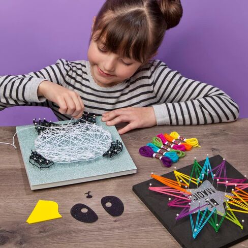 سلسلة فنية يدوية الصنع - مجموعة حرفية للأطفال - كل شيء متضمن لـ 3 مشاريع فنية وحرفية ممتعة - سلسلة البومة، كبيرة in Kuwait