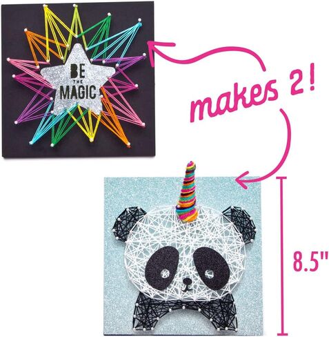 سلسلة فنية يدوية الصنع - مجموعة حرفية للأطفال - كل شيء متضمن لـ 3 مشاريع فنية وحرفية ممتعة - سلسلة البومة، كبيرة in Kuwait