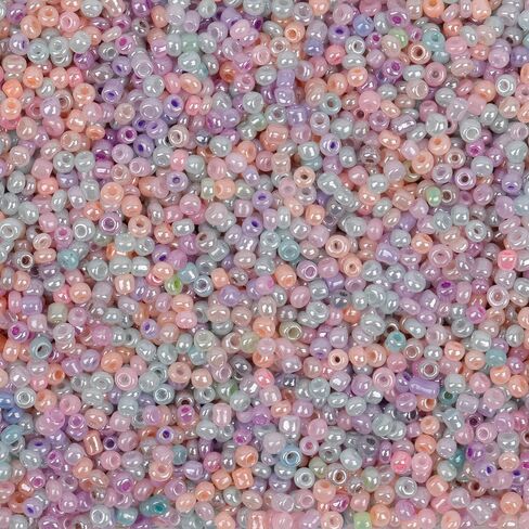 3mm Glass Seed Seed Beads Opaque Black About 5000pcs/150Grams 8/0 Small Craft Beads for DIY Bracelet Necklaces Craft Jewelry Making Supplies in Saudi Arabia