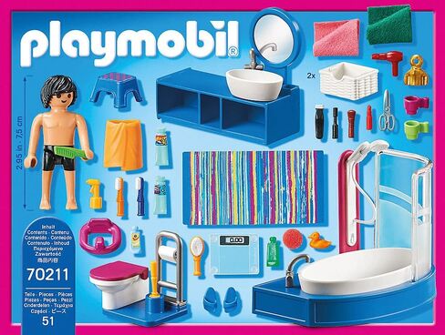 Playmobil Bathroom with Tub Furniture Pack in Saudi Arabia