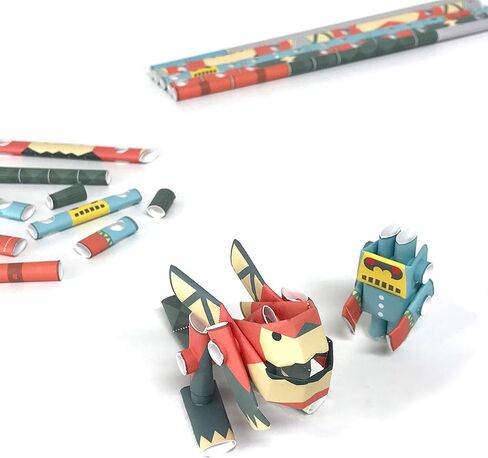 PIPEROID Lift & Pinch Robot Beetles - مجموعة ألغاز ورقية يابانية ثلاثية الأبعاد DIY للأطفال ومجموعة أوريغامي للبالغين in Kuwait