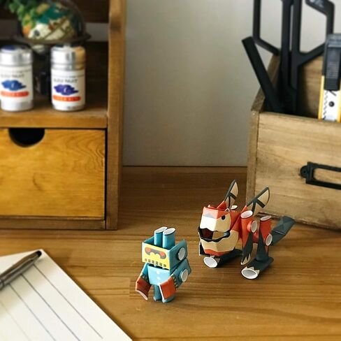 PIPEROID Lift & Pinch Robot Beetles - مجموعة ألغاز ورقية يابانية ثلاثية الأبعاد DIY للأطفال ومجموعة أوريغامي للبالغين in Kuwait