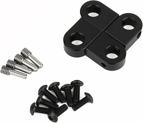 RZXYLRC 4 قطع هيكل من الألومنيوم باستخدام الحاسب الآلي لمحور SCX10 PRO 1/10 RC ترقية الزاحف، 8G (أحمر) in Kuwait