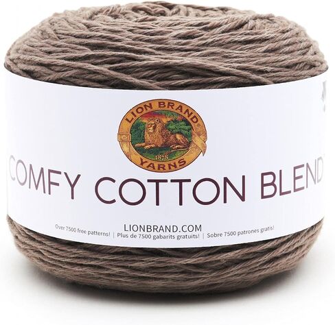 Lion Brand Yarn (1 Skein) Touch of Alpaca Yarn, Jade, Mochaccino, 1 Pack in Saudi Arabia
