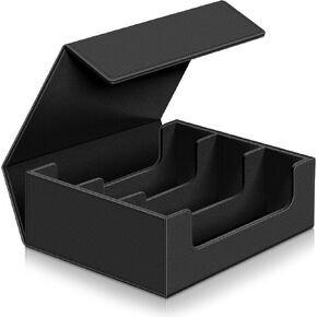 Kitoyz Card Deck Storage Box, 1800+ Card Deck Holder Box Trading Card Storage Box Magnetic Cards Gathering Deck Boxes for TGG Cards Baseball Cards, 11.45 x 9.85 x 4.2 Inches
