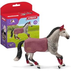 Schleich Horse Club, Horse Toys for Girls and Boys Trakehner Mare Riding Tournament Horse Toy, 2 pieces, Ages 5+ in Saudi Arabia