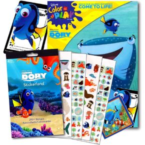 ديزني ستوديوز مجموعة كتب تلوين مكونة من 96 صفحة مع 296 ملصق من فايندنج دوري in Kuwait