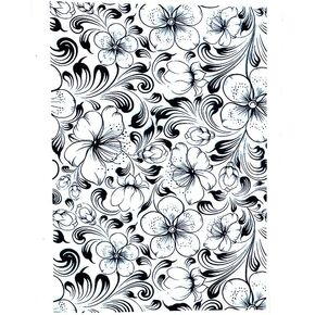 NZJ Spring Flower Grass Cornor Dragonfly Background Clear Stamps Transparent Stamp Cards,Clear Stamps for Card Making Decoration and DIY Scrapbooking (Chrysanthemum) in Kuwait