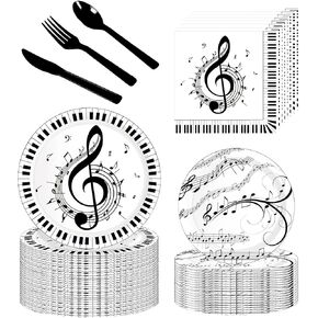 150Pcs Cow Print Party supplies Farm Cow Print Tableware Set Include 9"& 7"Cow Print Paper Plates and Napkins Knives Forks Spoons for Kids Cow Themed Birthday Party Decorations Serve 25 Guests