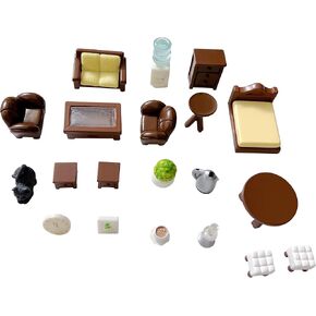 25pcs Mini Musical Instruments Decoration Piano Violin Trumpet Guitar Saxophone Drum Dollhouse Accessory Sets