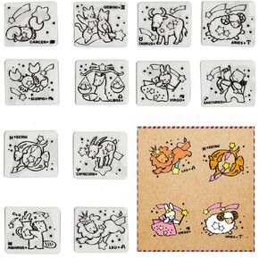 Trains Clear Stamps for Card Making Decoration DIY Scrapbooking, Words Background Transparent Rubber Seal Stamps for Photo Card Album Crafting Supplies